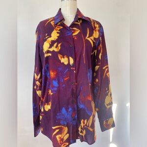 Dries van Noten cotton floral button down
